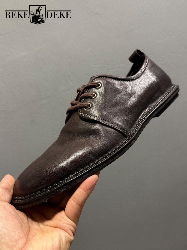 Men Shoes For Office Work - Vintage Mens Genuine Leather Shoes British