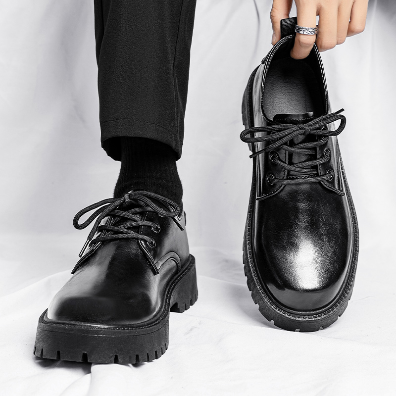 Men Shoes For Office Work - Men's Leather Casual Shoes Comfort Lace