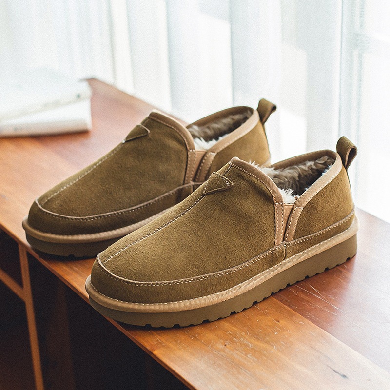 Men Shoes Classic - Winter Women Men Genuine Cow Leather
