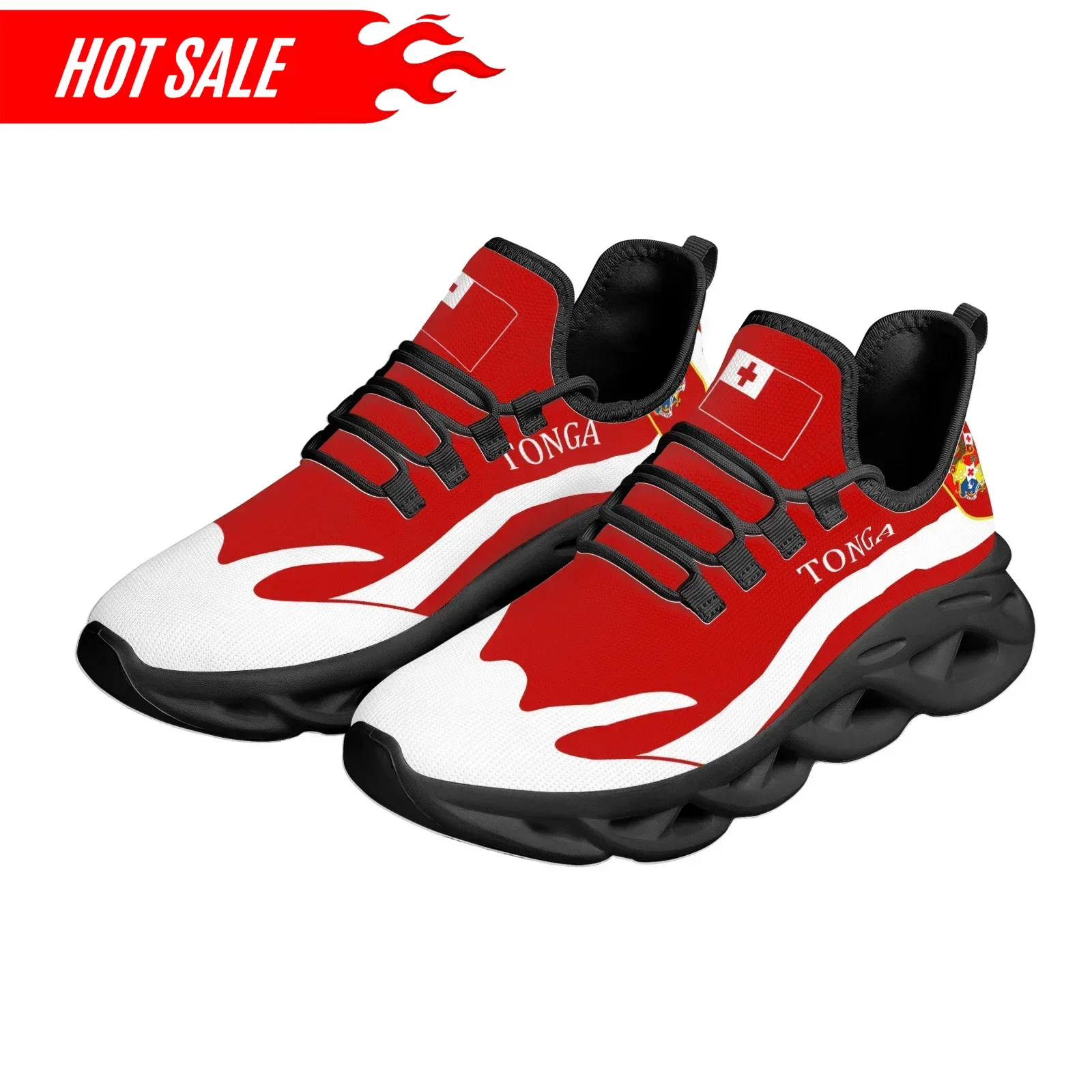 Red Trendy Tonga National Flag - Men Shoes Red Bottom 评论和价格