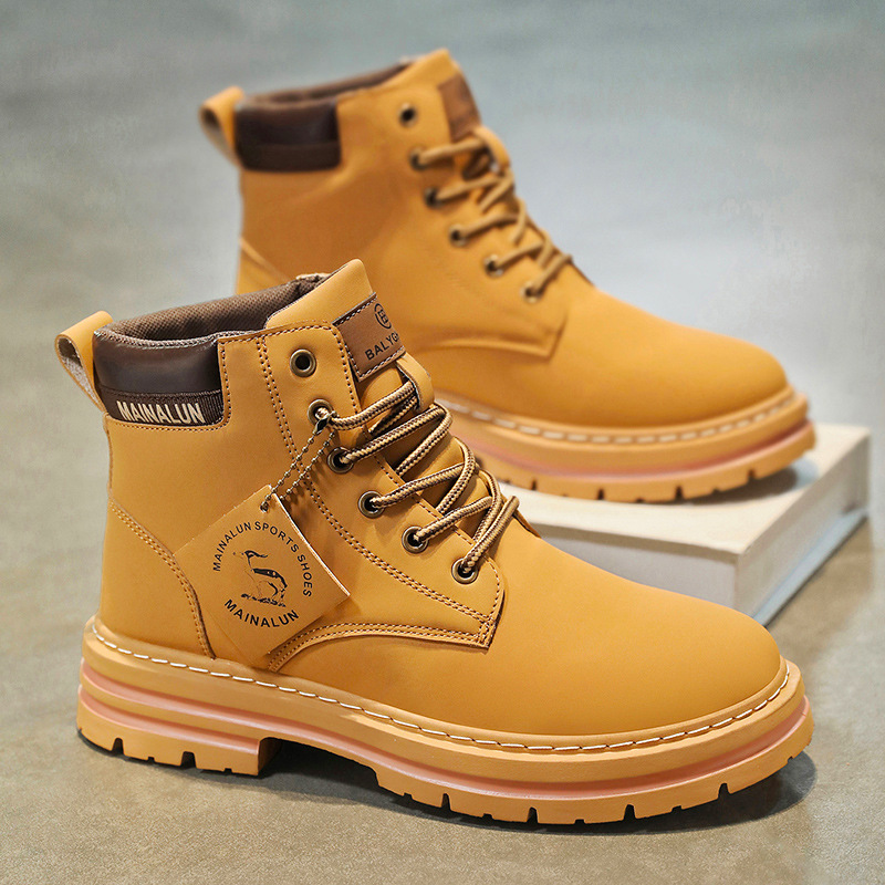 Classic Men High Top Boots Hig - Men Shoes Classic 评论和价格