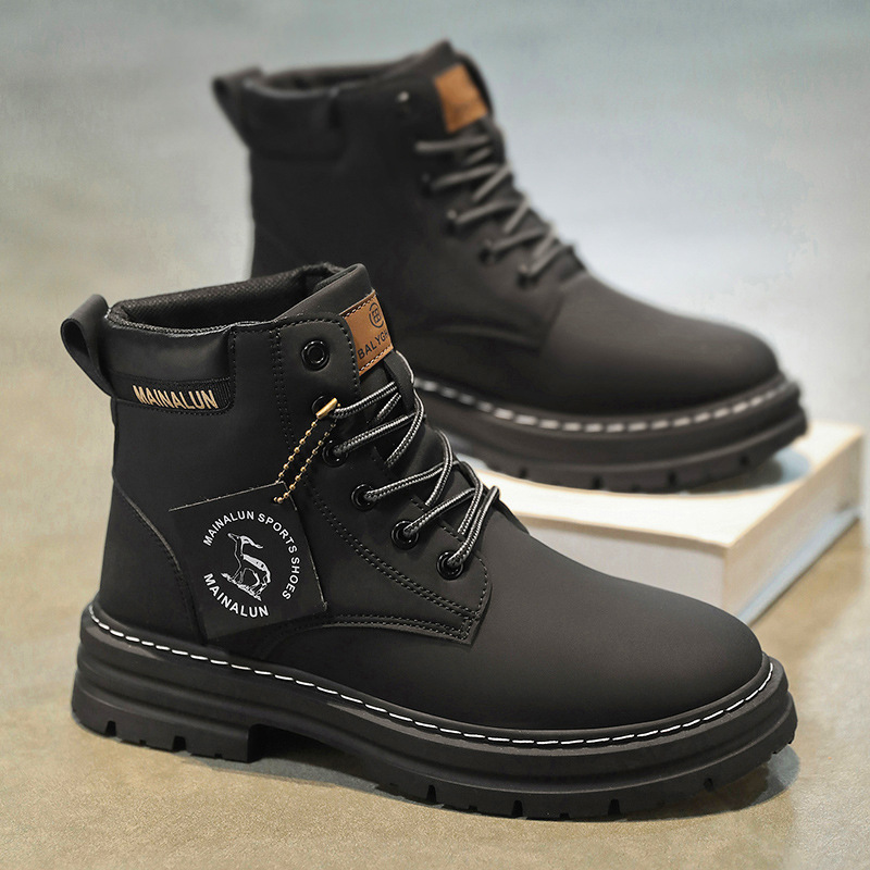 Classic Men High Top Boots Hig - Men Shoes Classic 评论和价格