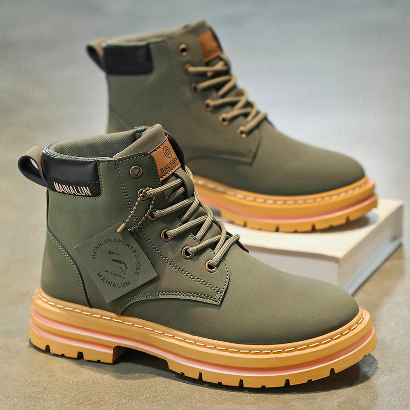 Classic Men High Top Boots Hig - Men Shoes Classic 评论和价格