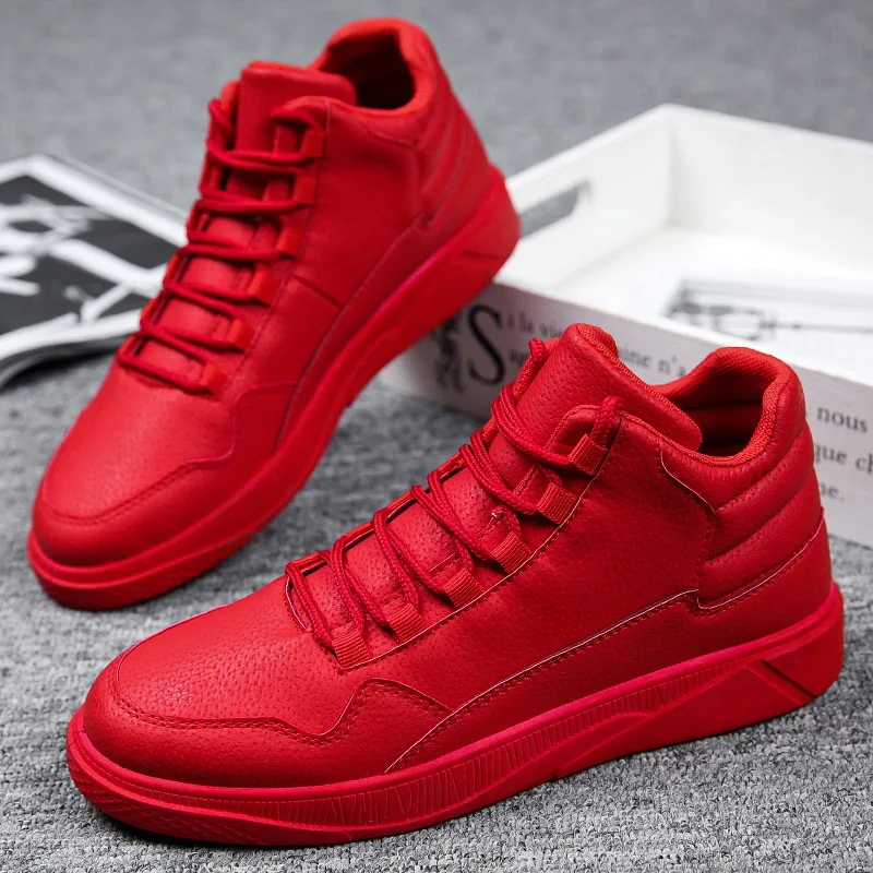 Keep Warm Men's Red High-Top L - Men Shoes Red Bottom 评论和价格