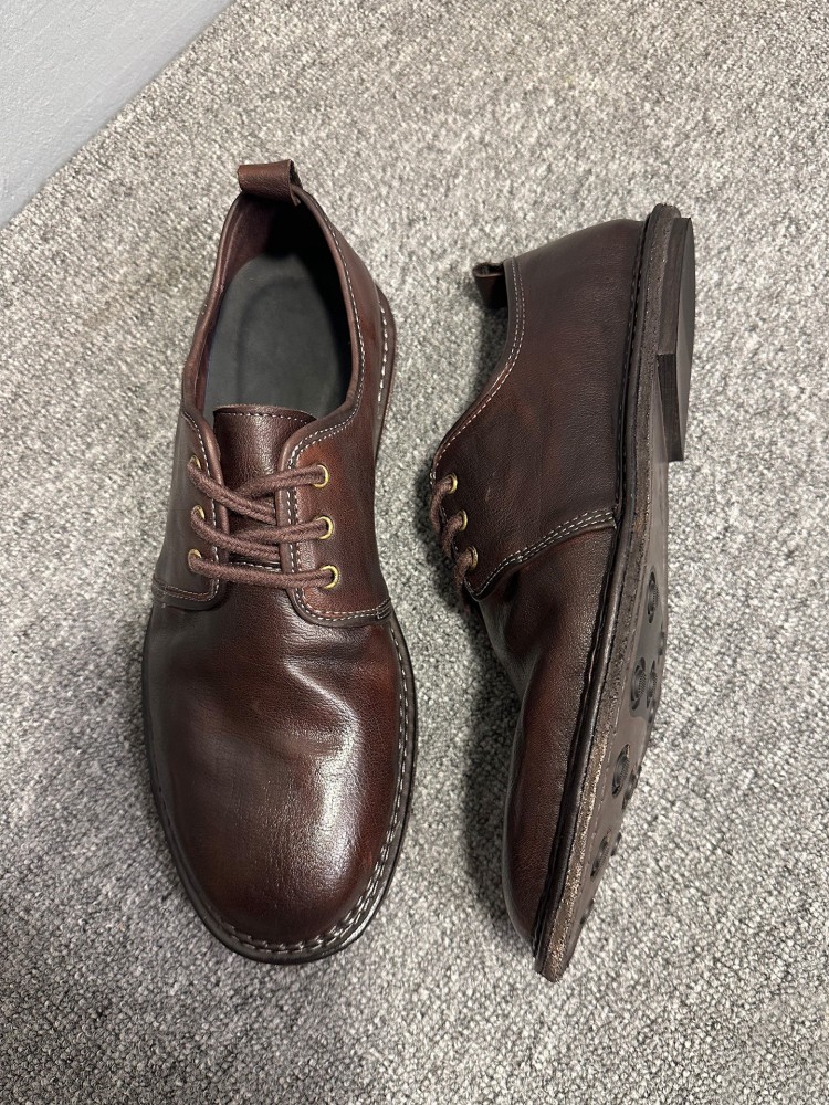 Vintage Mens Genuine Leather S - Men Shoes For Office Work 评论和价格