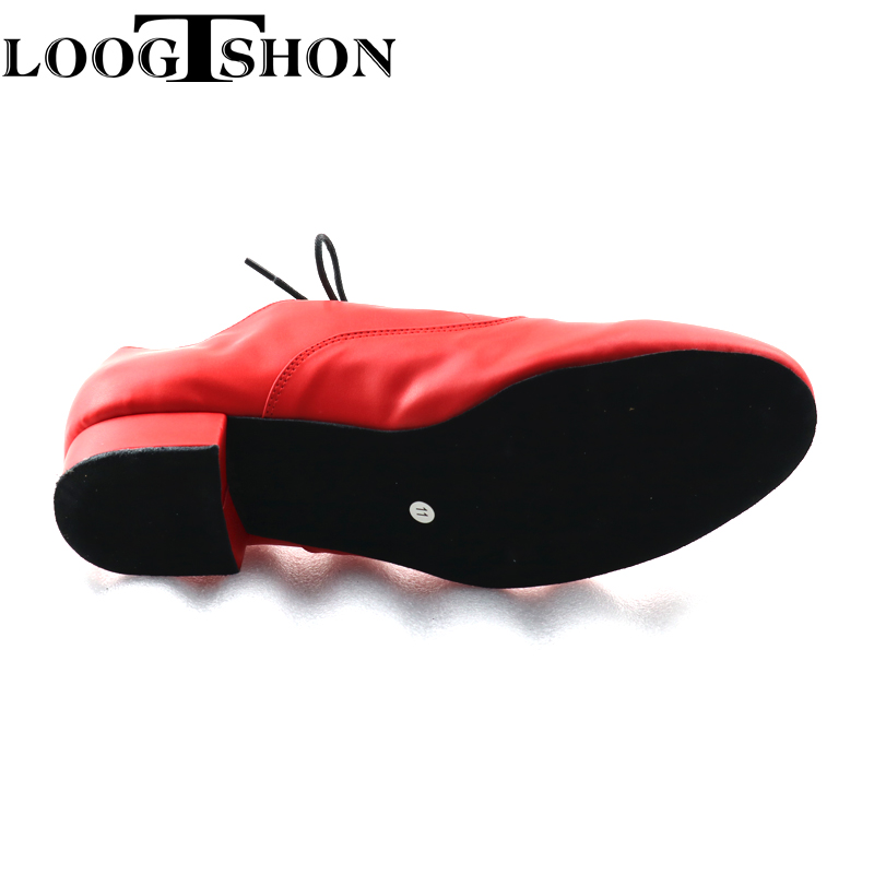 LOOGTSHON RED  Men's red leath - Men Shoes Red Bottom 评论和价格
