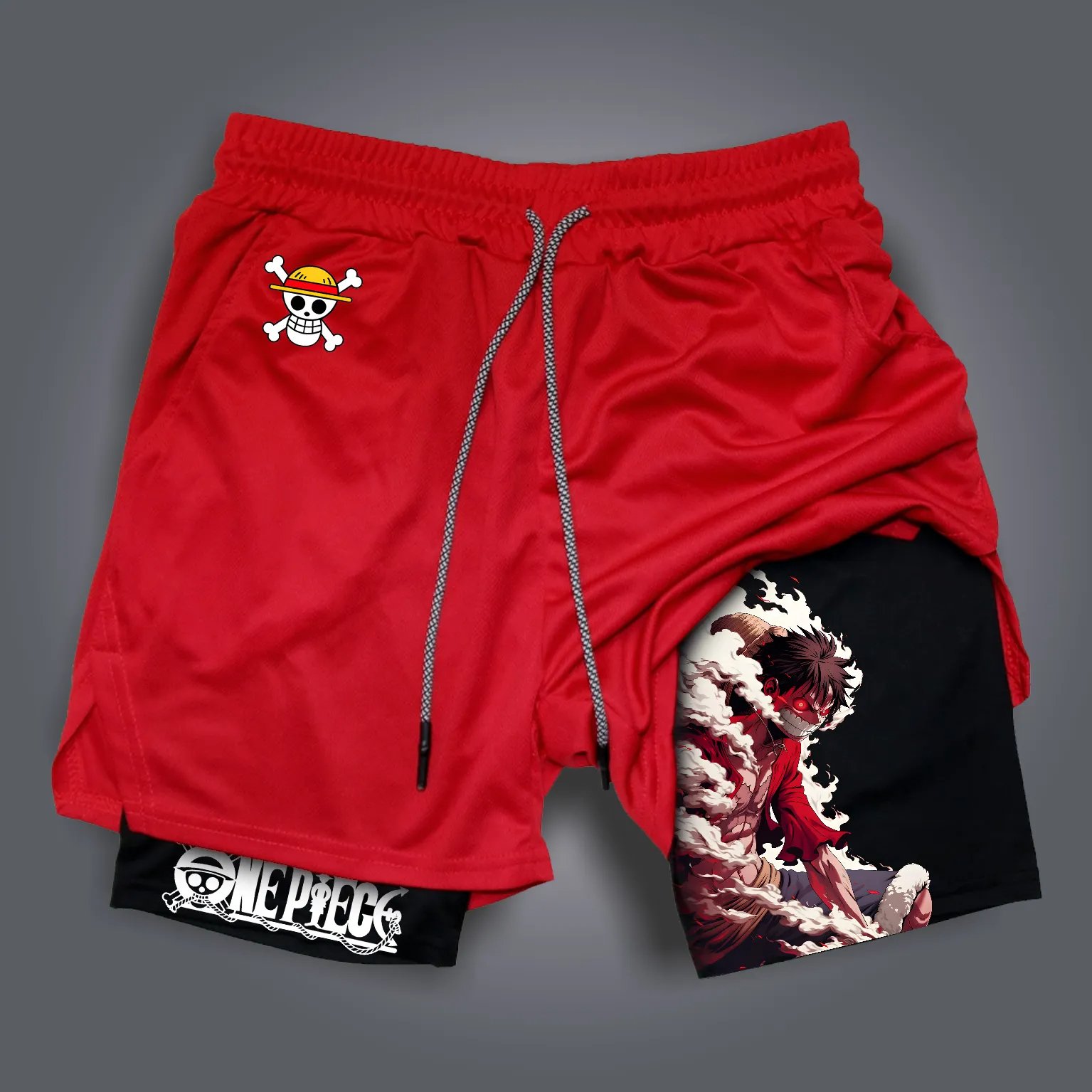 One Piece Anime Mens Gym Short - Men'S Shoes Good For Running 评论和价格