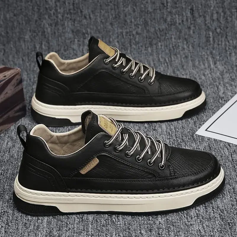 Fashion Casual Leather Shoes f - Men Shoes For Office Work 评论和价格