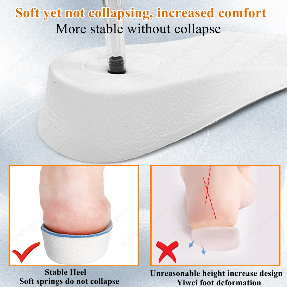 1 Pair For women Men Invisible - Men'S Shoes That Make You Taller 评论和价格