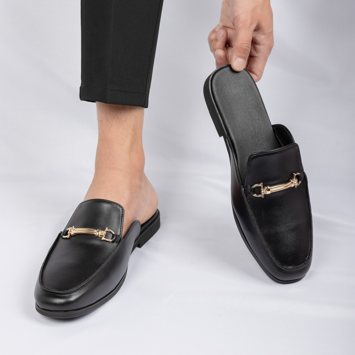 Fashion Men's Slip-on Half Sli - Men Shoes Classic 评论和价格
