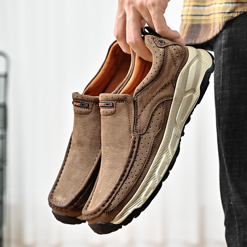 Men Loafers Slip on Boat Shoes - Men Shoes For Office Work 评论和价格