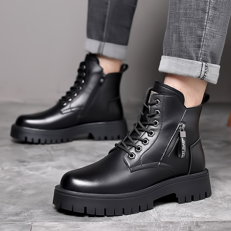 Men Classic Genuine Leather Bo - Men Shoes Classic 评论和价格