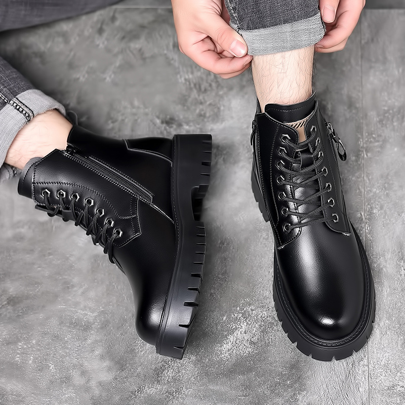 Men Classic Genuine Leather Bo - Men Shoes Classic 评论和价格