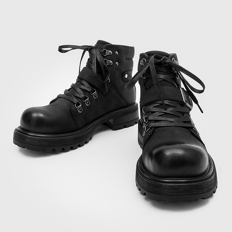 Brand Men Leather Boots Motorc - Men Shoes Brands 评论和价格