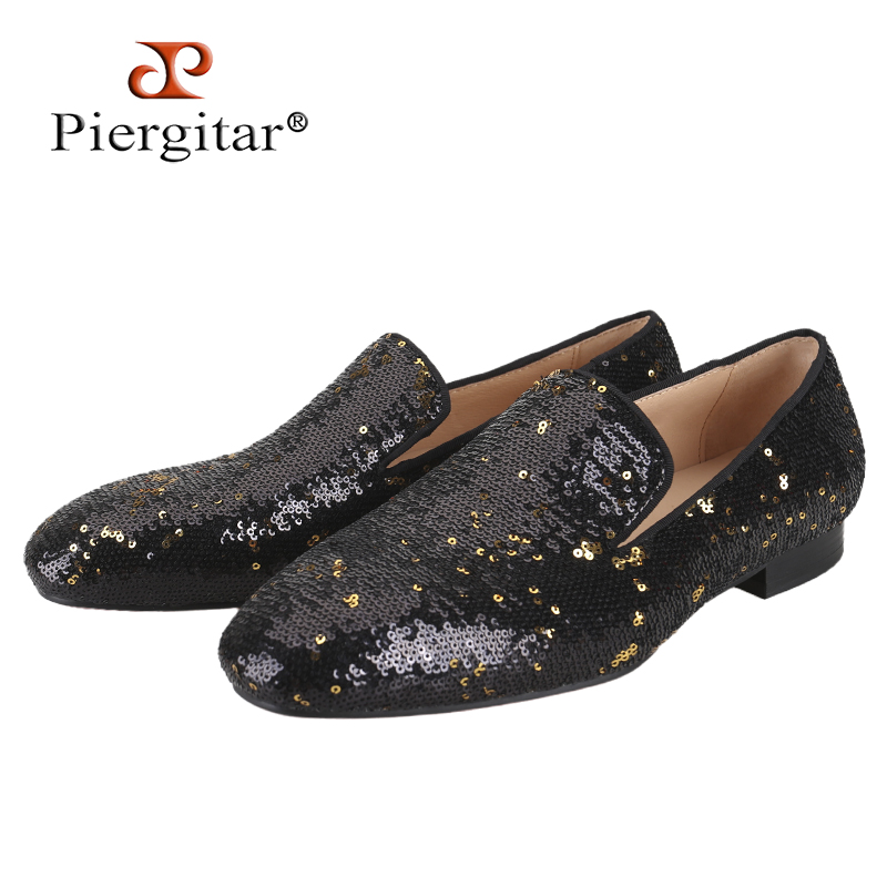 Piergitar Luxurious Black & Go - Men Shoes Red Bottom 评论和价格