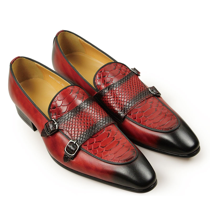 Comfortable Men Leather Shoes  - Men Shoes Red Bottom 评论和价格
