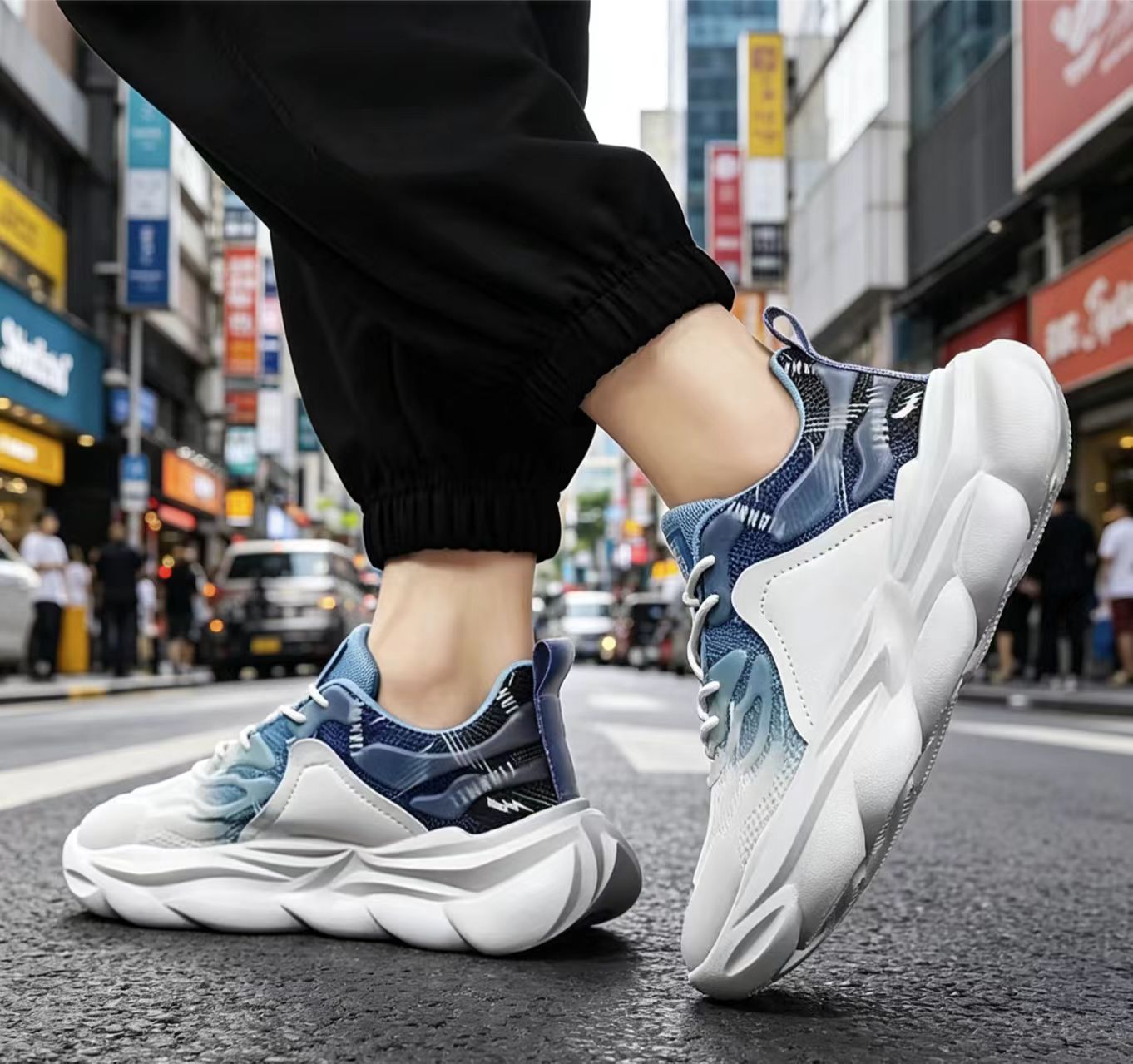 Men's Thick-soled Dad Shoes Wi - Men'S Shoes That Make You Taller 评论和价格