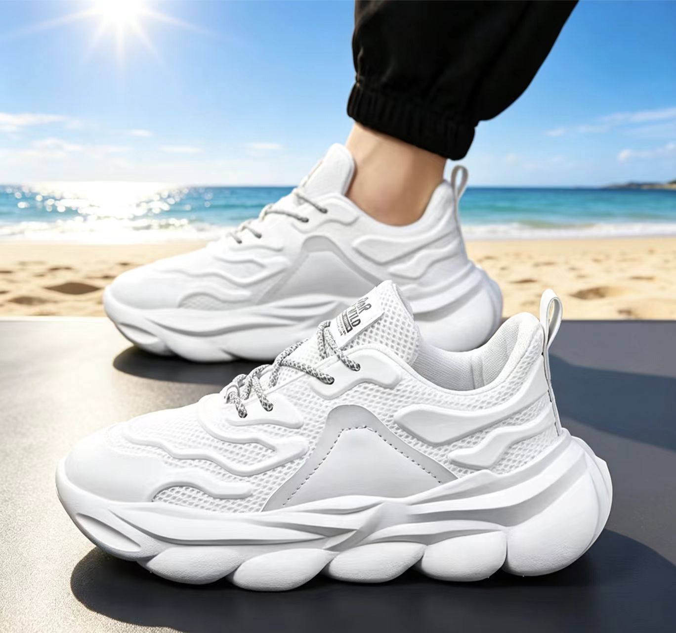 Men's Thick-soled Dad Shoes Wi - Men'S Shoes That Make You Taller 评论和价格