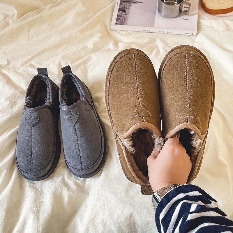 Winter Women Men Genuine Cow L - Men Shoes Classic 评论和价格