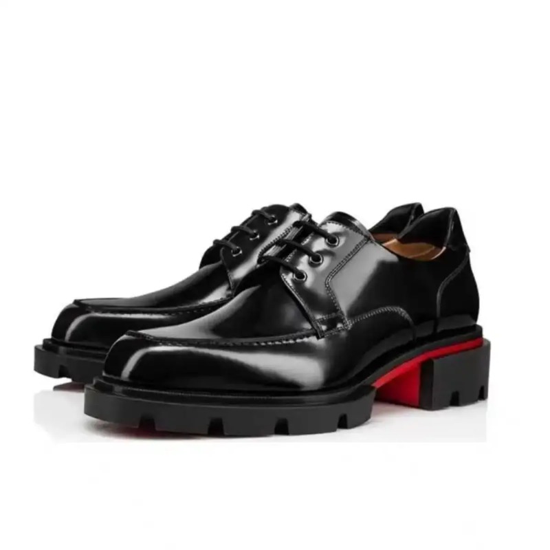 New Luxury Mens Red Sole Derby - Men Shoes Red Bottom 评论和价格