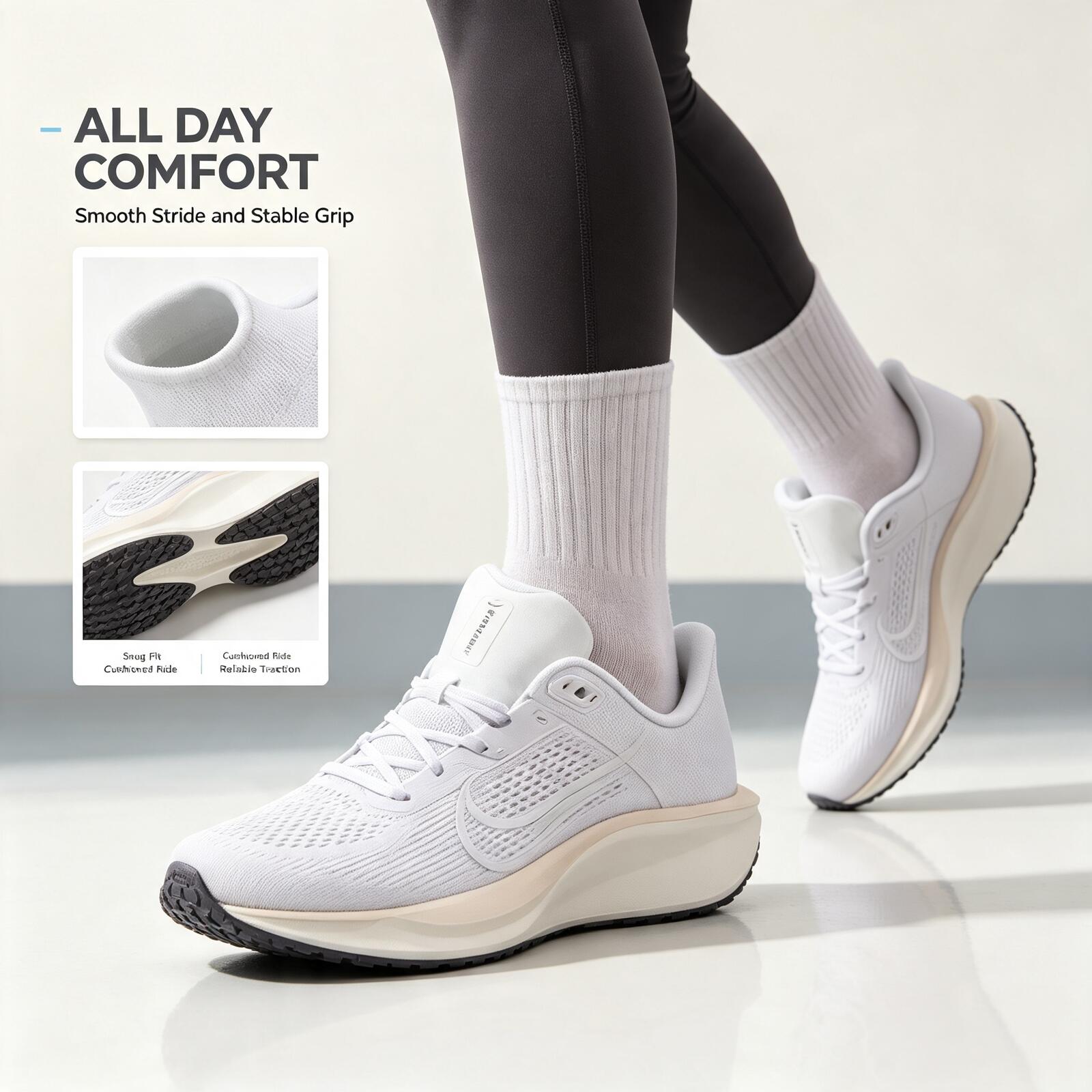 Nike Limited Edition White Run - Men Shoes Size Nike 评论和价格