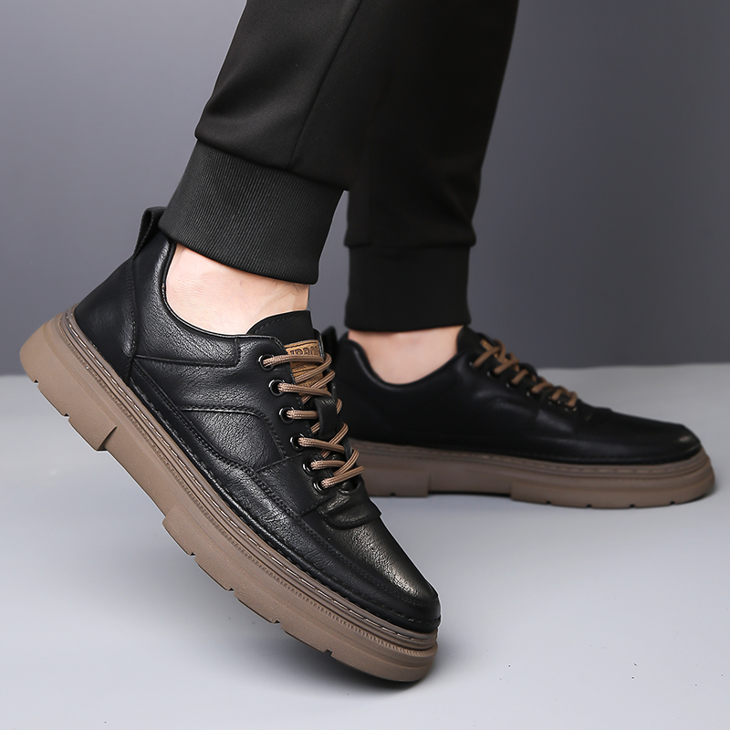 Men's thick soled board shoes  - Men Shoes For Office Work 评论和价格